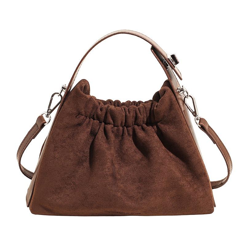 New fashion cloud bag trendy shoulder messenger bag niche design pleated handbag