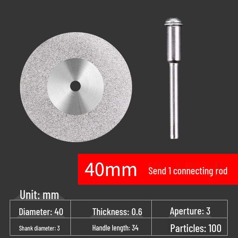 Diamond Blade for Jade, Ceramic, and Glass Cutting - Toothless Saw for Grout Cleaning and Gap Filling with Electric Grinder