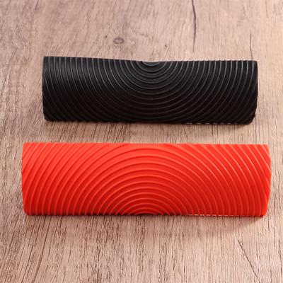 Rubber Roller Brush Painting Tools Diy Imitation Wood Graining Texture Roller