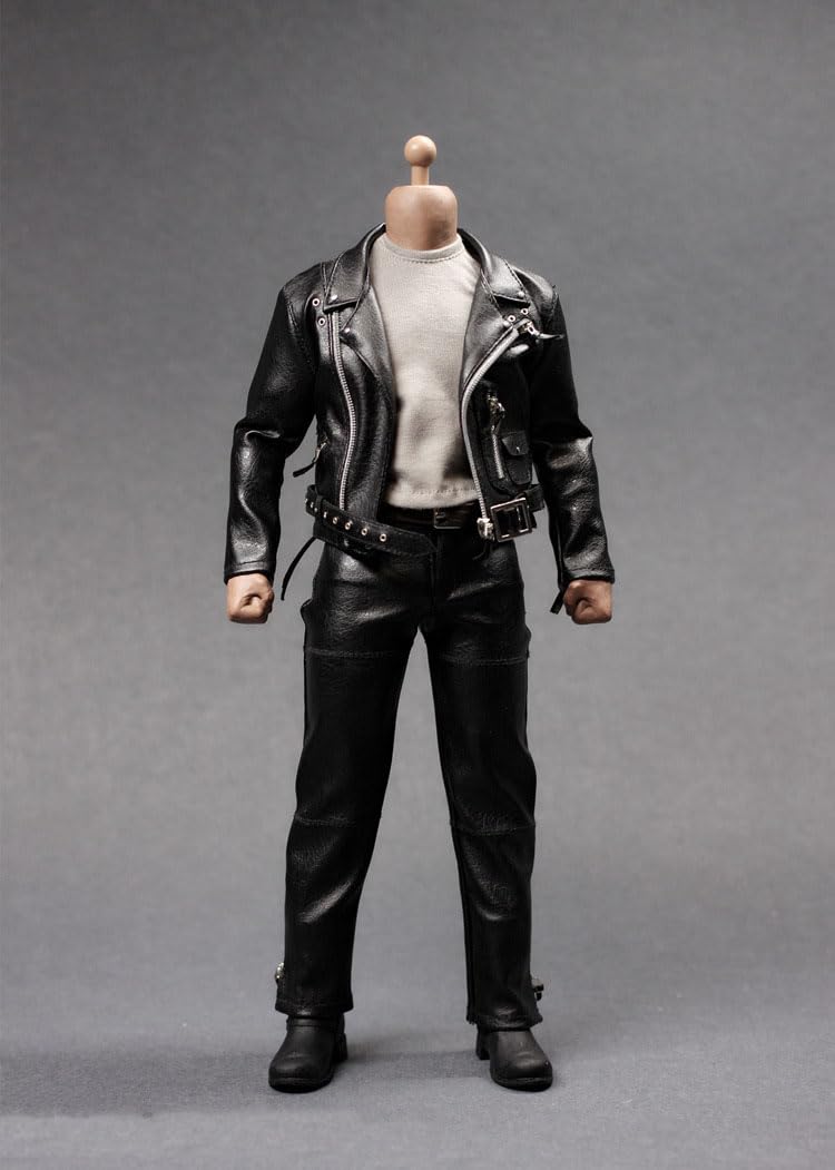 

1/6 Scale Tactical Suit Special Operations Suit Punk Leather Suit, Biker Suit, Denim Suit (Body, Head, Shoes, etc. Not Included)