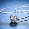 Trendy Hollow Round Bead Pendant Necklace for Women