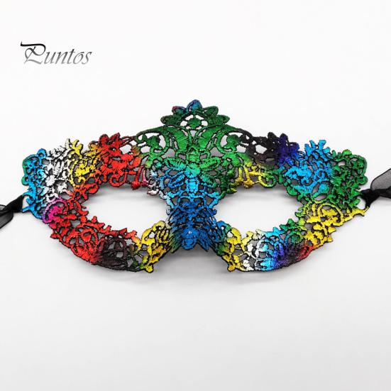 Women Lace Masque Sexy Venetian Masque Ladies Girls Upper Half-face Masque for Masquerades Costume Parties Prom Carnival