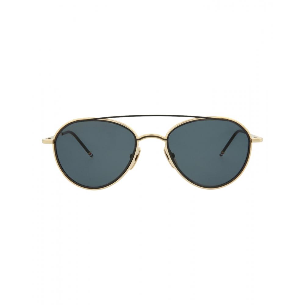 

Металлические солнцезащитные очки-авиаторы Thom Browne