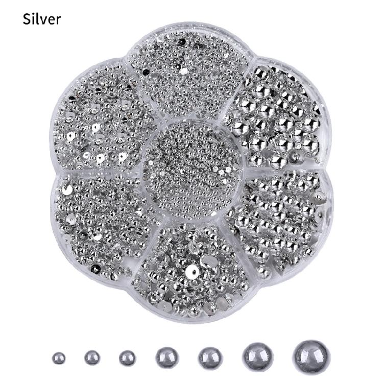 Unikalne Półperełki Zdobienie Paznokci Craft DIY Dekoracja do Profesjonalnego i Domowego Użytku