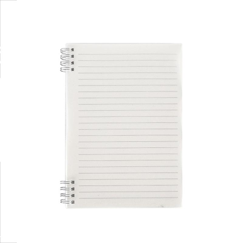 Thickened A6/A5/B5 Coil Notebook with Clear Waterproof Cover - Durable and Wear-Resistant for Students
