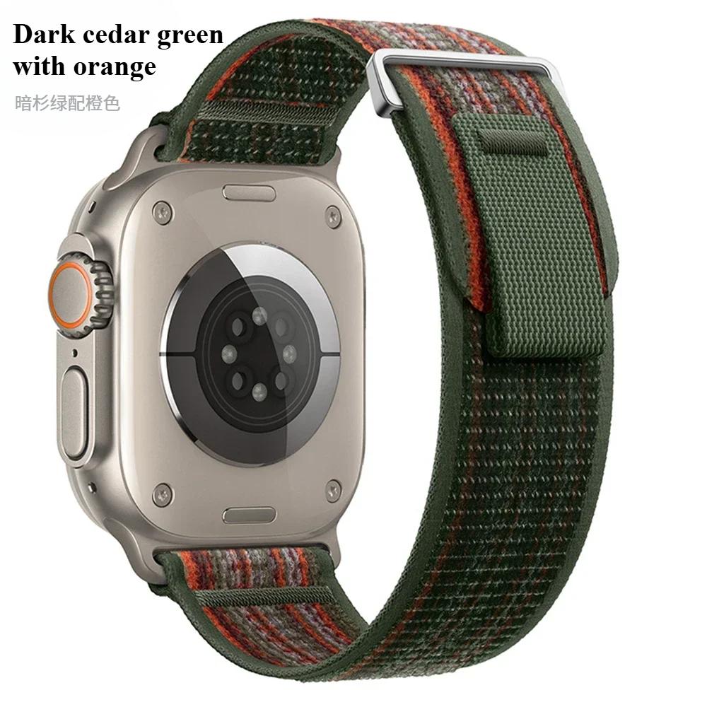 Trail Loop Strap For Apple Watch Series 10 46mm 42mm Sports Nylon Wristband iWatch Ultra 2 49mm 9 8 7 6 5 4 SE 45mm 41mm 44mm 40mm Band