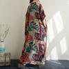 Kurzarm Übergröße Baumwolle Vintage Punkt Neu in Kleider für Frauen lässig locker Maxi lang Sommerkleid