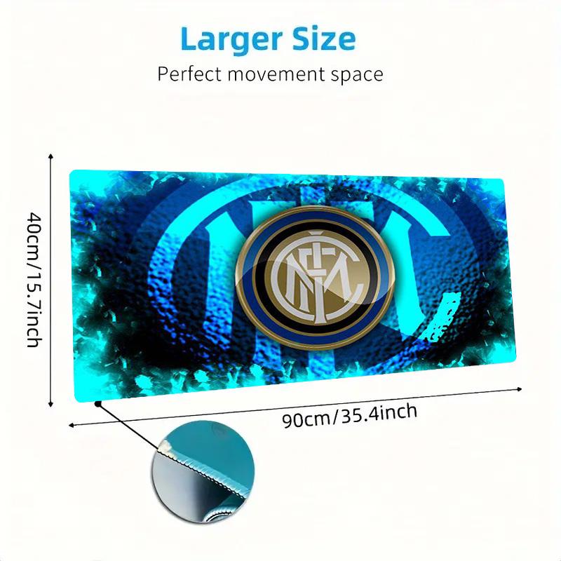 INTER Color Mouse Pad Large Gaming Table Cushion Non-slip Laptop Tablet Big Mousepad XXL Mat Mini PC Playmat With Lock edge
