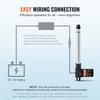 Linear Actuator 12V 10In Heavy Duty 1320lbs/6000N 0.19"/s IP44 Protection