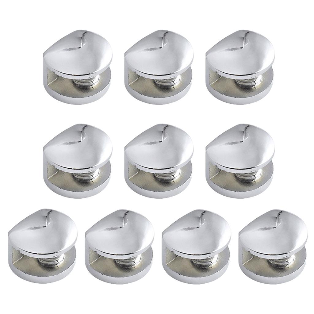 Moderne Metall-Glasklemmen Mehrzweck-Glashalterungen Vielseitige Metall-Glasbefestigungen für DIY-Projekte & Einzelhandelsausstellungen