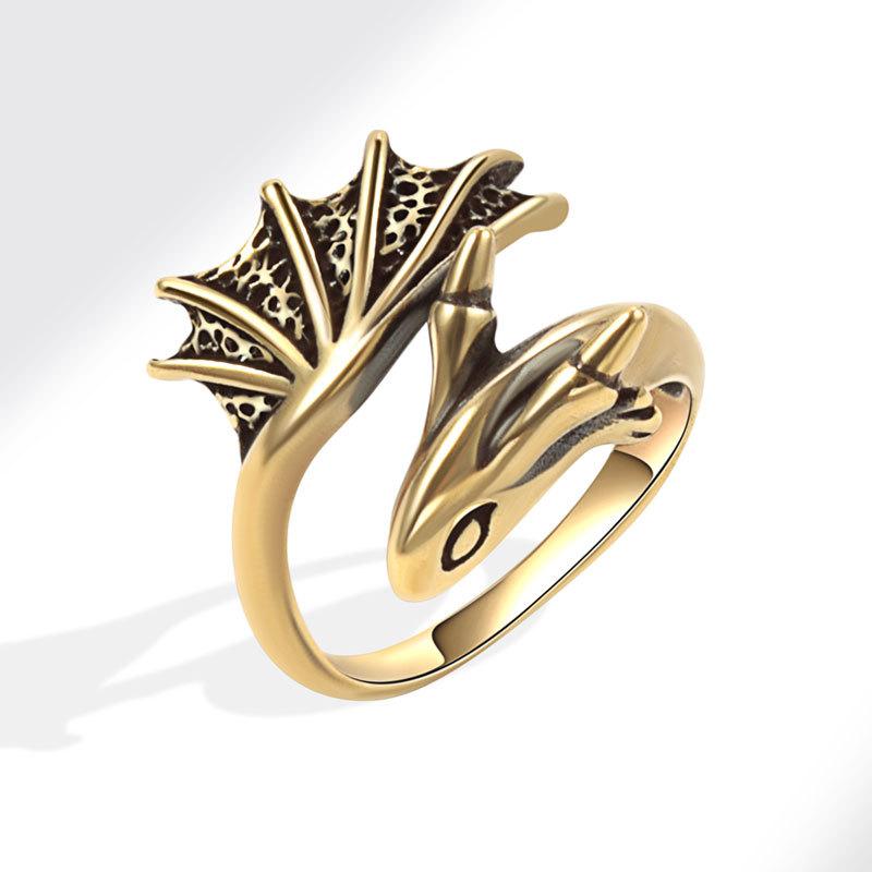 Fashion Personalized Index Finger Ring Niche Design Geometric Twist Open Ring Temperament Retro Couple Ring for Girlfriend Simple Geometric Ring