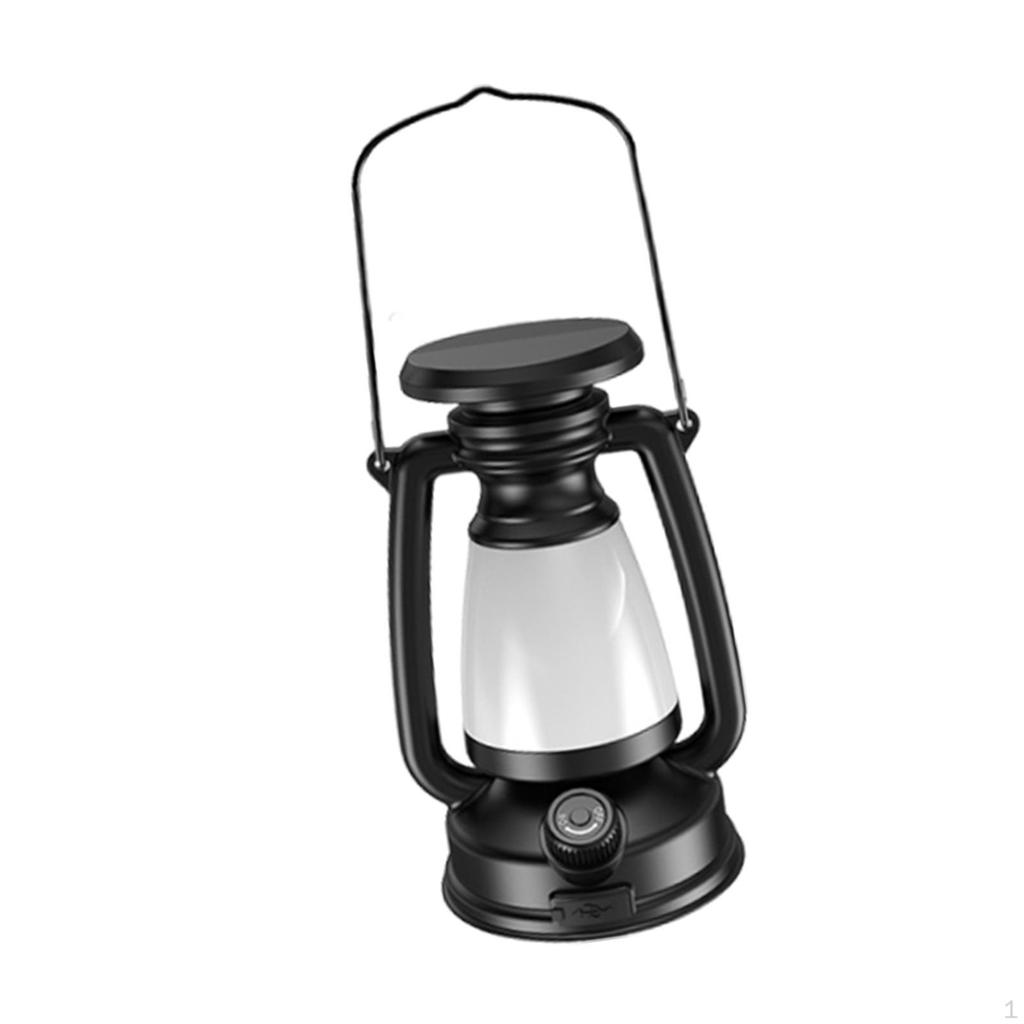 LED Vintage Design Lantern Camping Lamp Decorative Sturdy Creative Retro Landscape Decor for