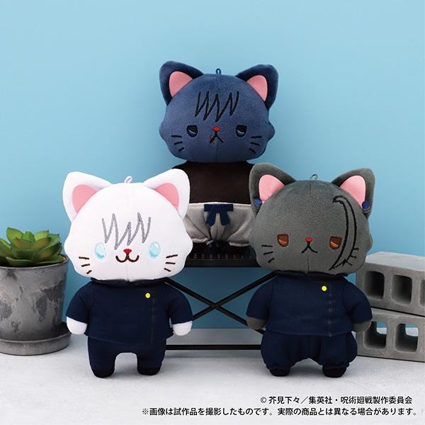 In magazzino!! Azione MOVIC Jujutsu Kaisen Stagione 2 Riassunti Con Peluche Gatto Giocattolo 15cm Suguru Getou Gojou Fushiguro Toji Carino Regalo