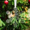 Cross-border Christmas Snowflake Acrylic Ornament with Hole