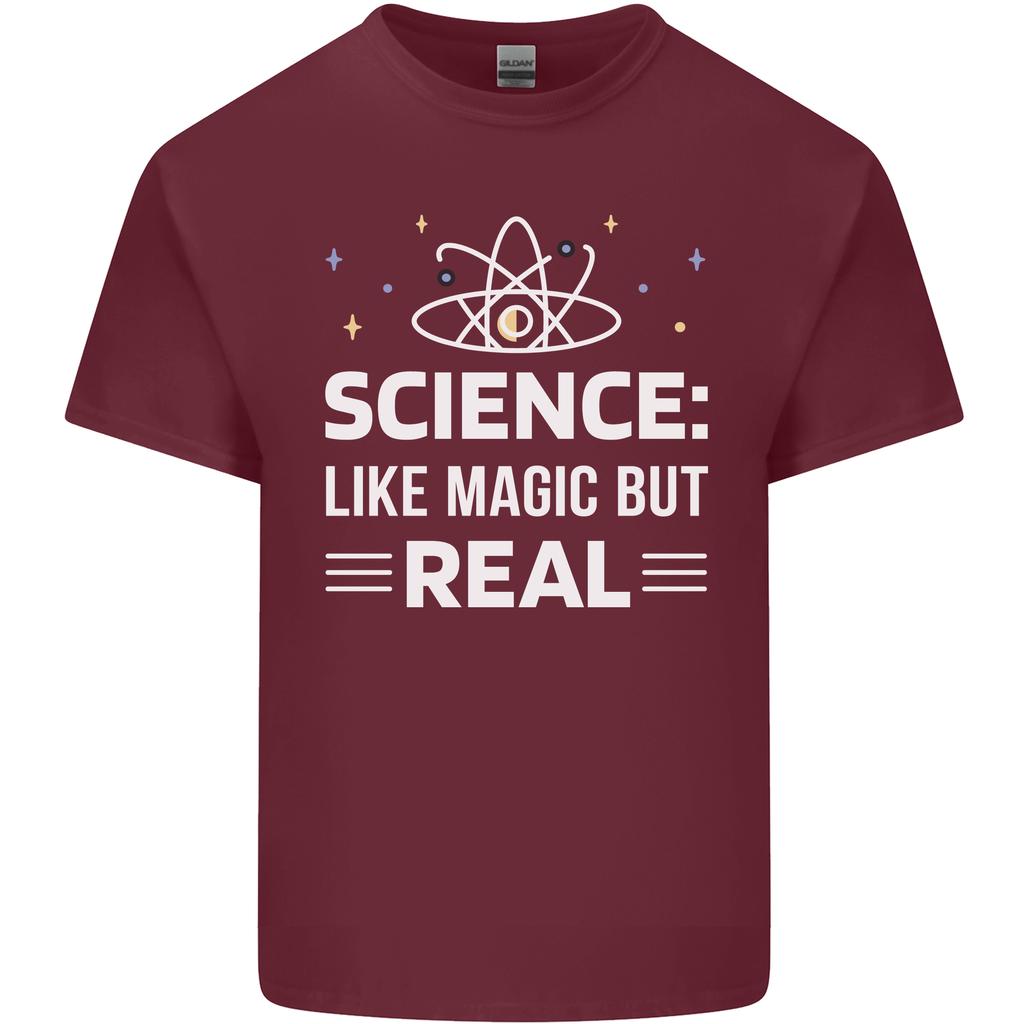 Science Like Magic But Real Funny Nerd Geek Unisexs Light Cotton TShirt
