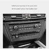 For BMW X5 F15 X6 F16 Make of Alcantara Auto Center Console Air Condition CD Panel Trim  Sticker Car Interior Decor Accessories