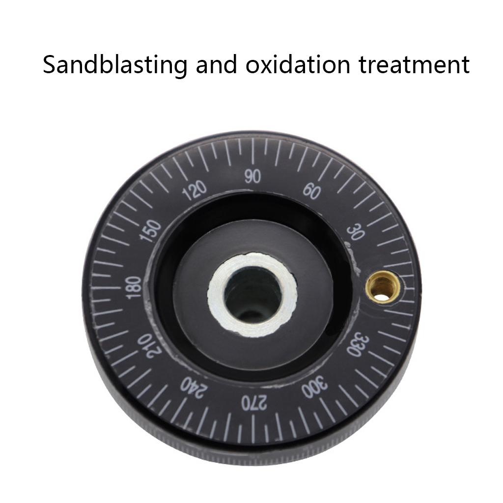 Handrad Ersatzteile Massives Bakelit-Handrad mit drehendem Griff Ø 10x63mm Skalenhandrad Fräsmaschine