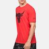 Under Armour Project Rock Bull Graphic Sportstyle Short Sleeve Tee Men Tops Mesa-Red 1351582-608