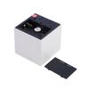 Digital Wooden Cube Modern Led Thermometer Timer Calendar Desk Alarm Clock