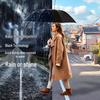 Xiaoyan 12-Rib 3-Fold Windproof Sun/Rain Umbrella