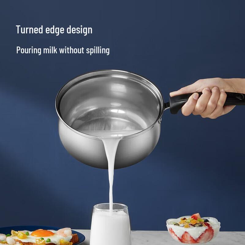 Chuda Huang 18cm 304 Stainless Steel Milk Pot