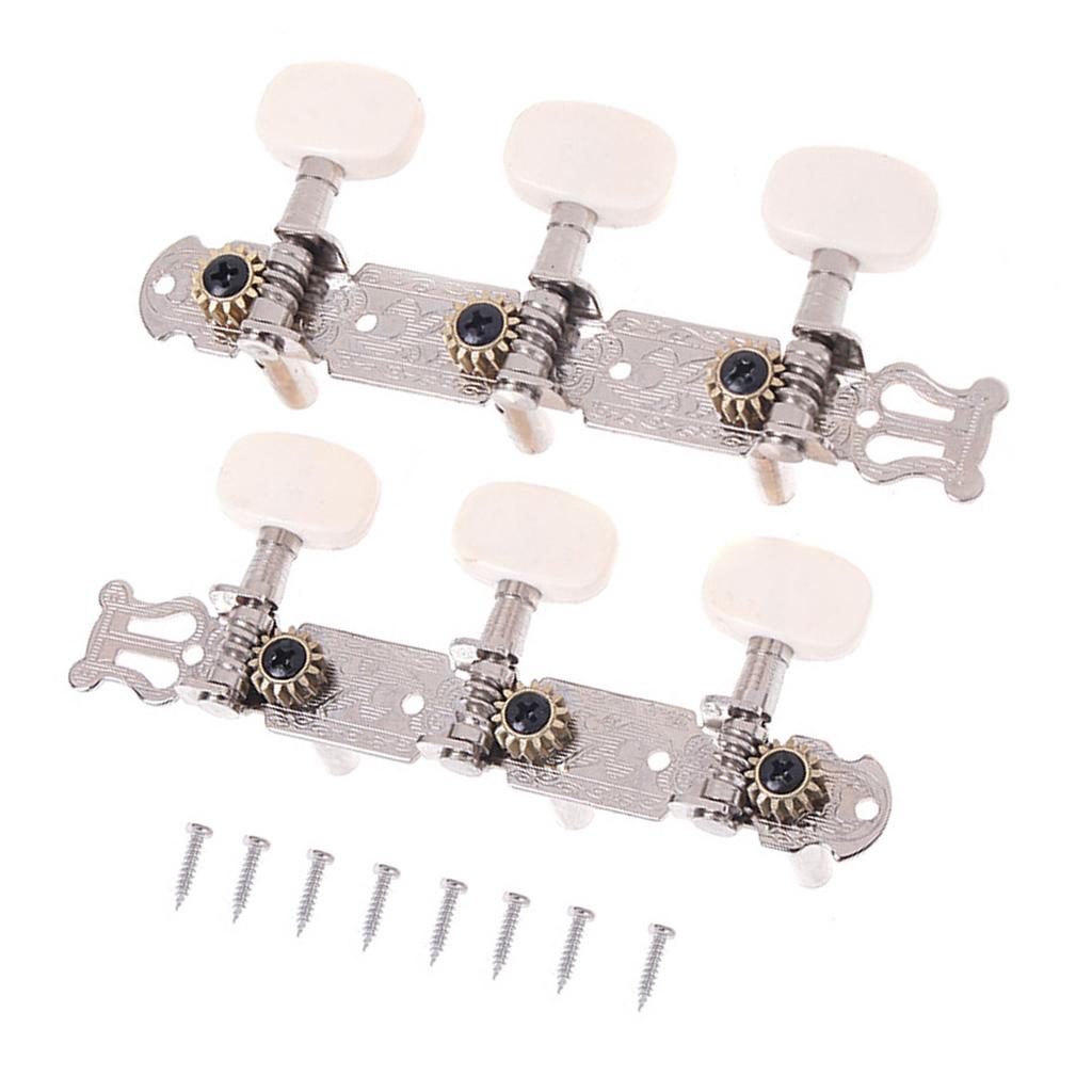 1 Pair Professional Guitar Tuning Pegs Classical Guitar String Tuning Pegs Machine Guitar Accessories Left Right 3L3R