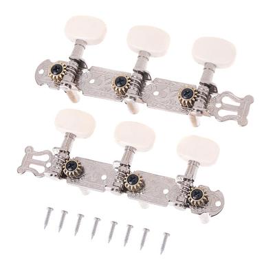 1 Paire de chevilles de réglage de guitare professionnelles Chevilles de réglage de cordes de guitare classique Accessoires de machine à guitare Gauche Droite 3L3R