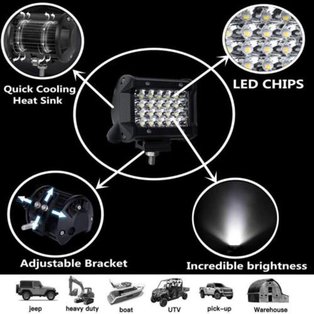 Led Work Light Car 304 Stal nierdzewna 4 cale ABS LED Work Light