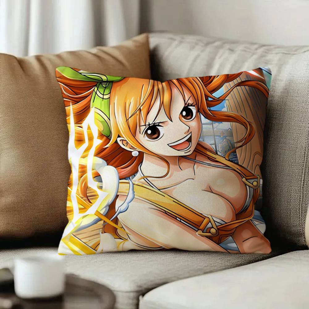 O-ONE-P-PIECE Nami Maple Design Cushion Cover Happy Autumn Harvest decor Holiday Decorati Pillow Cover