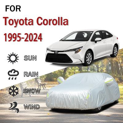 For Toyota Corolla 1995-2024Outdoor Protection Full 190T Car Covers Snow Cover Sunshade Dustproof Exterior Car Accessories