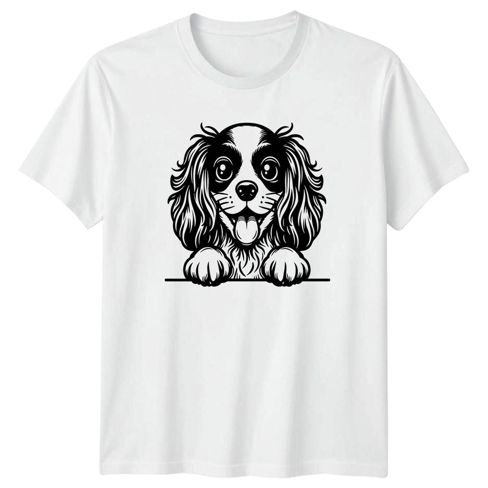 Spaniel Dog Animals Unisexs TShirt Unisexs Tee Graphic Unisex Top Pet Lover Gift S