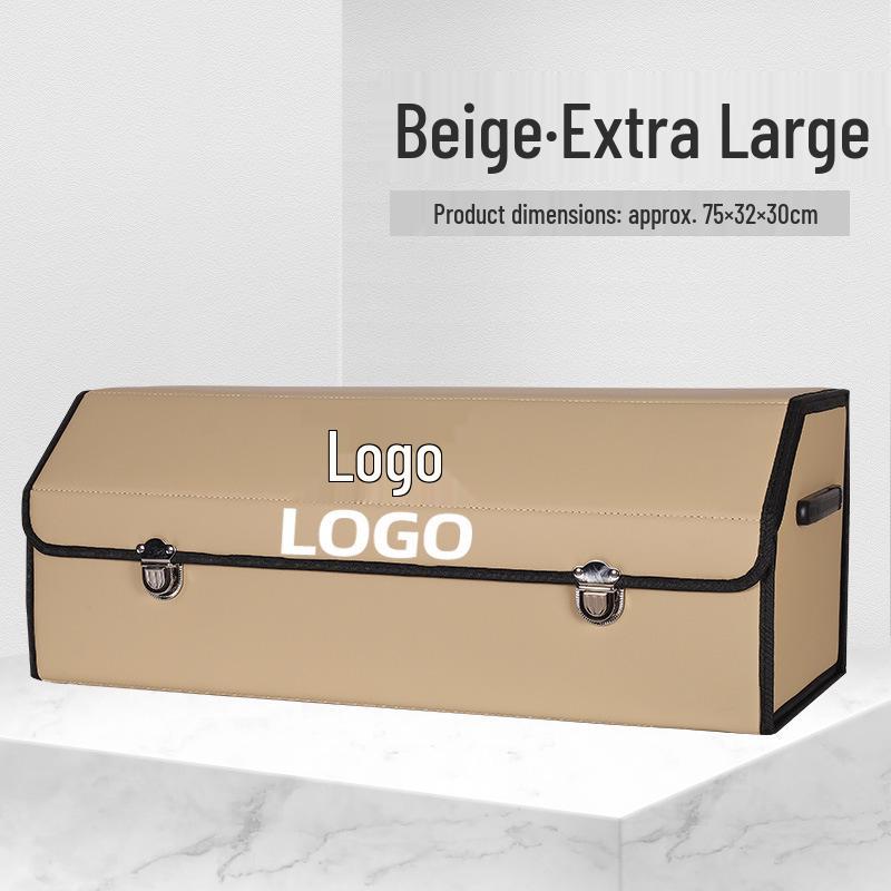 Multi-functional Leather Car Trunk Organizer and Storage Box