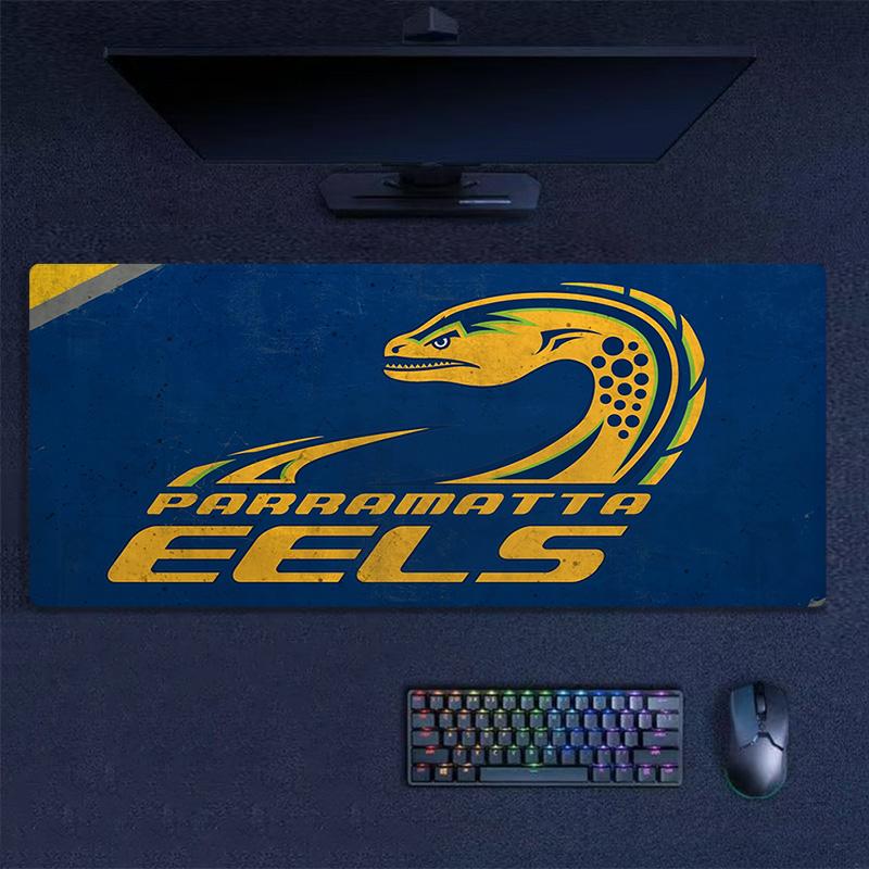Parramatta Eels Print Cushion Non-slip Laptop Tablet Big Mousepad XXL Mat Mini PC Playmat With Lock edge