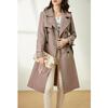 Trench Coat Women's New Spring Clothing Medium and Long Early Spring Thin Jacket Trendy Women's Clothing