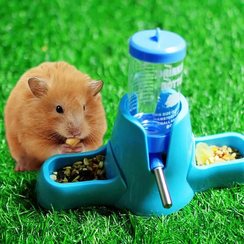 Hamster Vannflaske Smådyrtilbehør Automatisk Fôringsapparat Matbeholder Drikkeflasker for Kjæledyr