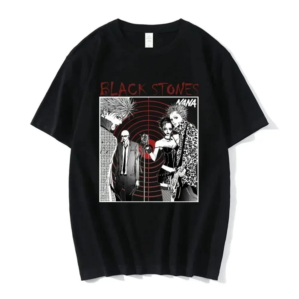 Japonská Nová Móda Harajuku Street Anime Nana Osaki Potisk Trička Pánská Dámská Krátký Rukáv Bavlna Ležérní Oversize Tričko