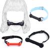 Bondage Full Silicone Open Mouth Bit Gag Black Horse Pony Gags Harness Restraint Adult Sex Toy for Couple  Roleplay