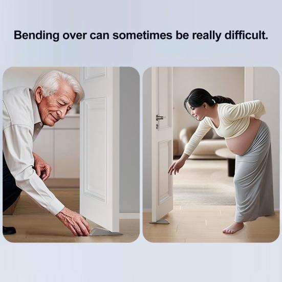 Baby Safety Door Stopper Self-adhesive Anti-slip Finger Pinch Guard Carpet Tile Concrete Wooden Floor Two-way Pet Door Limit Stop