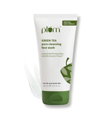 Green Tea Pore Cleansing Gel Face Wash With Glycolic Acid For Acne - 150ml