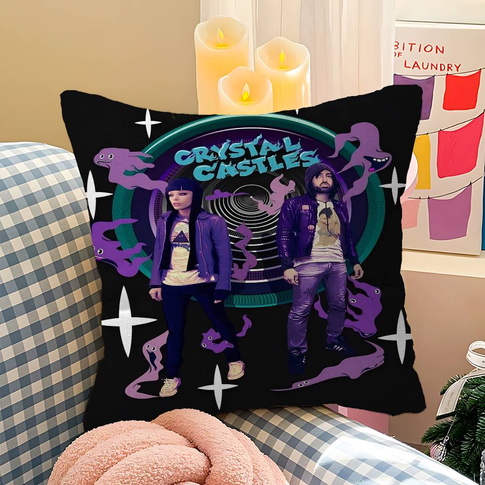 C-Crystal C-Castles Band Pillowcase toon Gift Cushion Cover Bedroom Home Sofa Chair Seat Decor pillow case