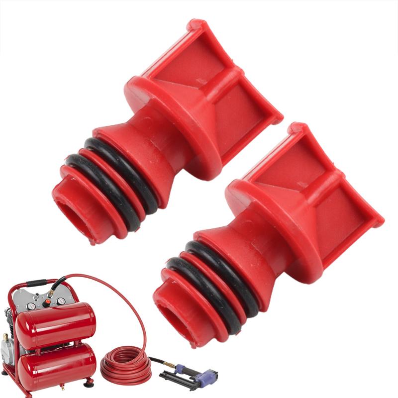 2Pcs/set Air Compressor Oil Plugs Male Thread Dia Oil Breather Caps Air Compressor Oil Plugs Piston Plastic Pneumatic Tool