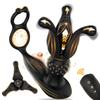 Male Sex Toys Prostate Massager Anal Remote Control Vibrator Plug Rings Tension Shock Flapping Thrusting Vibrating Butt Plug