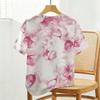 Women's Floral Short Sleeve Top Soft, Breathable, Versatile for Daily Wear & Weekend Getaways