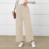 Fall New Women's Corduroy Casual Pants, Fashion European American Style Loose Trousers For Women, Cross-border Outerwear