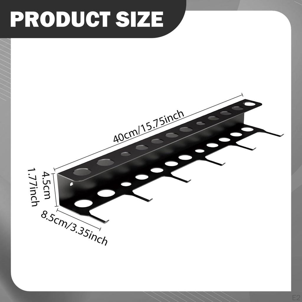 Car Detail Brush Holder,Wall Organizer Hanger Shelf Easy to Install Display Tool Storage Rack for