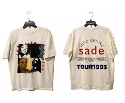 Vintage 1993 Sade Love Tour 1993 T-shirt, μέγεθος S-4XL