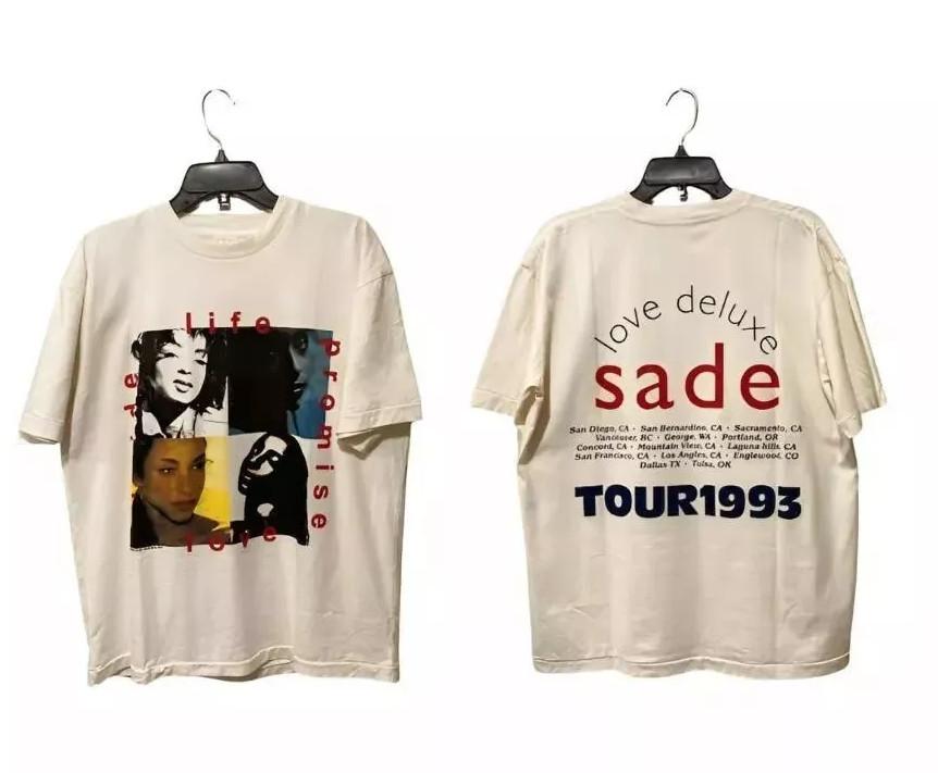 

Винтажная футболка Sade Love Tour 1993, размеры S-4XL XL