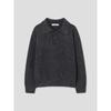 8SECONDS Side Button Collar Knit Ash