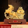 Zodiac Horse Ornament: Wealth-Attracting Decoration for Office, Living Room, Wine Cabinet, or Desk