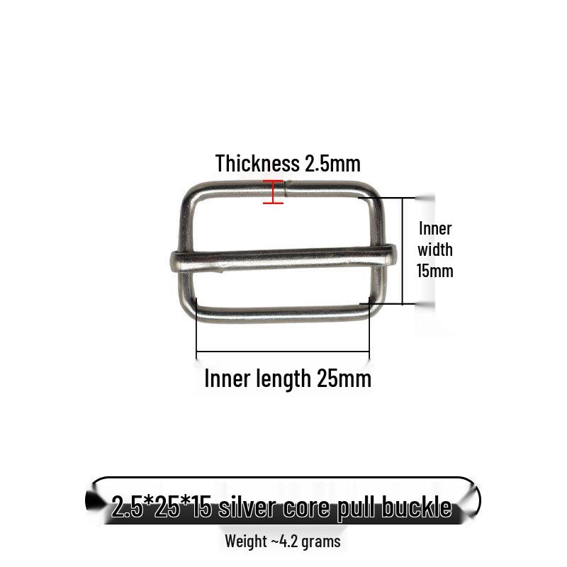 Iron Metal Square Buckles for Luggage Hardware Accessories